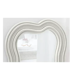 Lustro ścienne FUENTE II RUBIO 100 cm białe*Invicta Interior Outlet