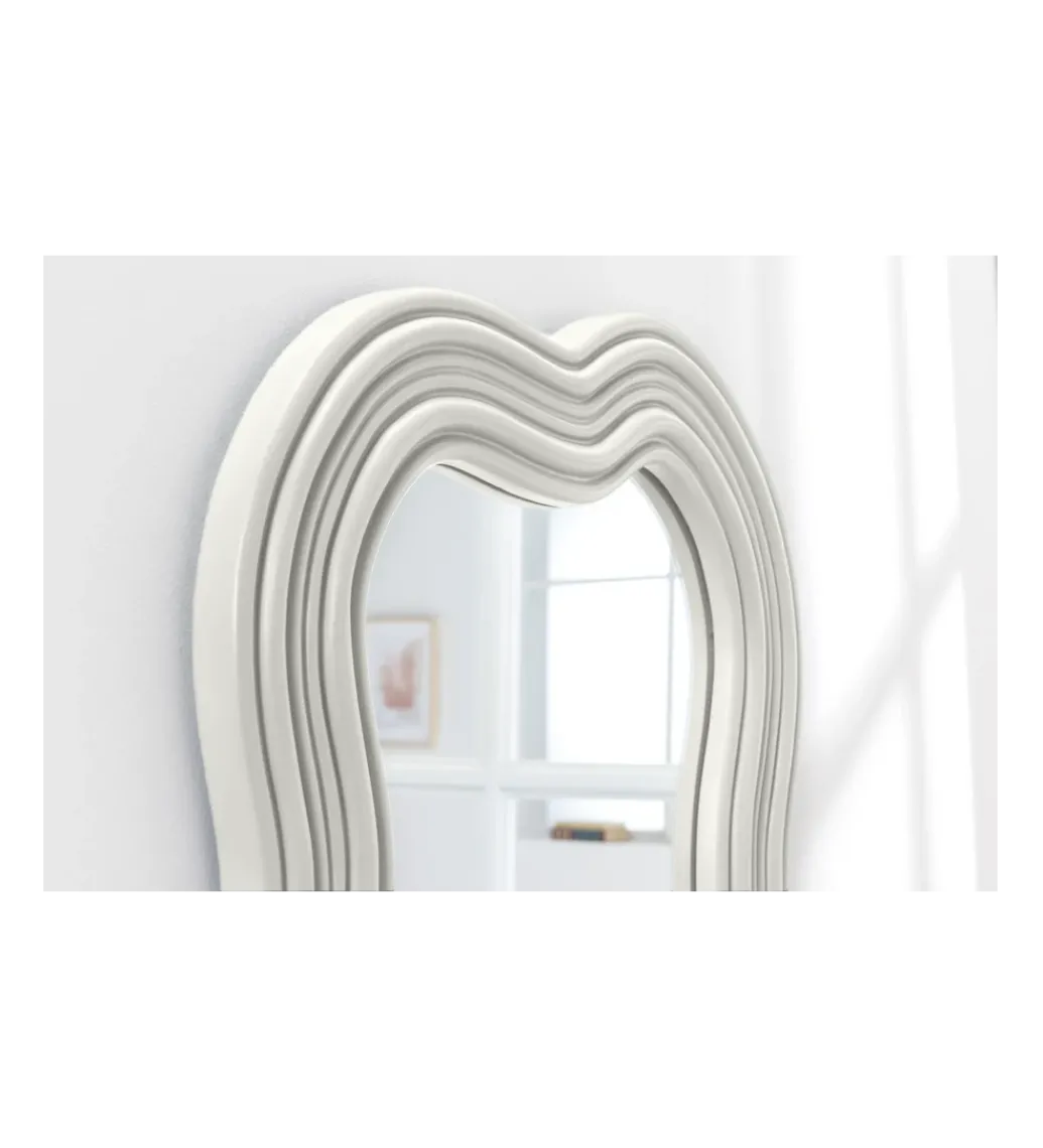 Lustro ścienne FUENTE II RUBIO 100 cm białe*Invicta Interior Outlet