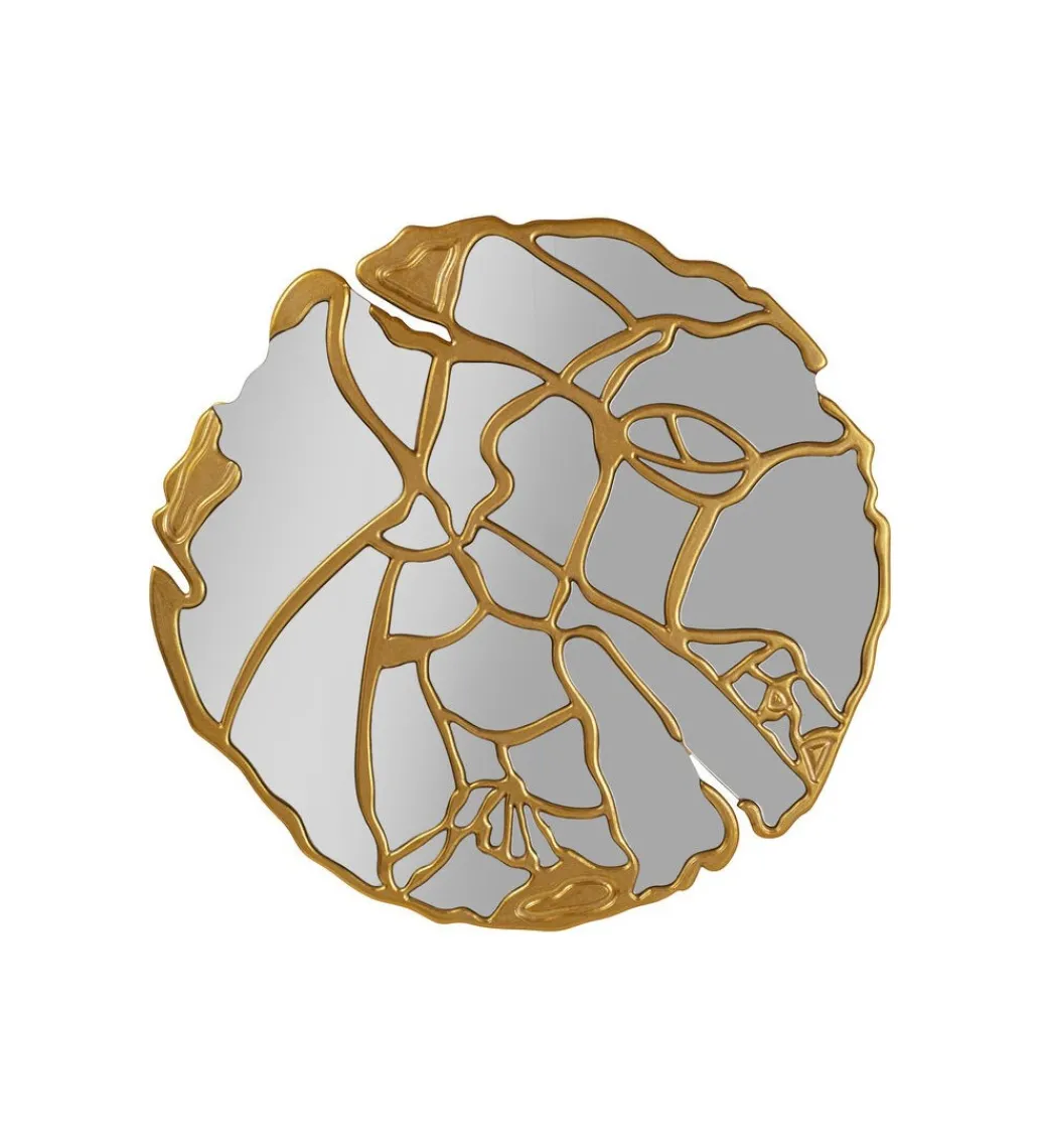 Lustro ścienne Pieces 100 cm złote*KARE Sale