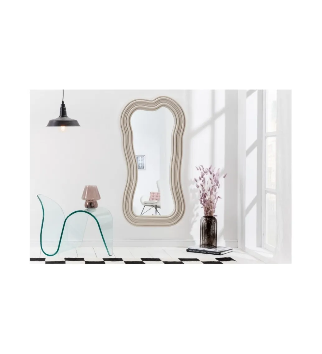 Lustro ścienne RUBIO 100 cm greige*Invicta Interior Discount