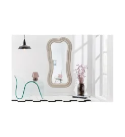 Lustro ścienne RUBIO 100 cm greige*Invicta Interior Discount
