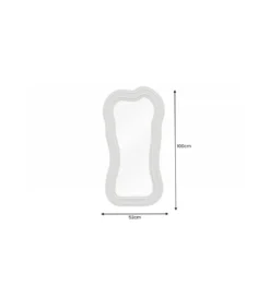 Lustro ścienne RUBIO 100 cm greige*Invicta Interior Discount