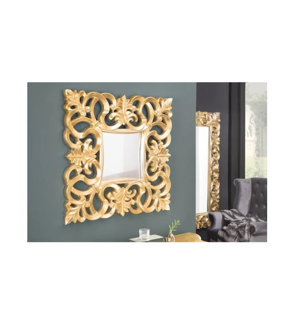 Lustro ścienne Venice 75cm złote*Invicta Interior - przedsprzedaż Clearance