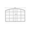 Lustro CRUZ 120 cm czarne*Invicta Interior Outlet