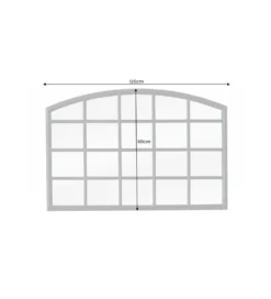 Lustro CRUZ 120 cm czarne*Invicta Interior Outlet