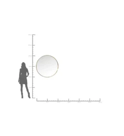 Lustro CURVE 100 cm mosiądź*KARE New