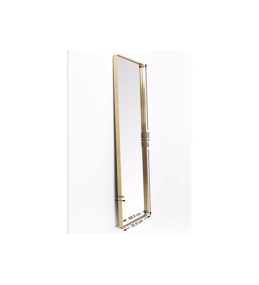 Lustro CURVE MO 70 x 200 cm złote*KARE