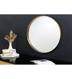 Lustro DEBORA 50 cm złote*Invicta Interior