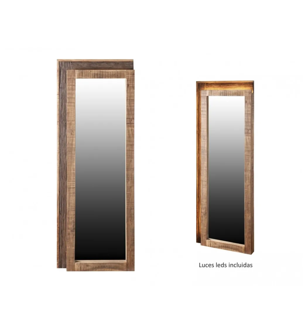 Lustro DE PARED 150 cm drewno akacja*Imeri Discount