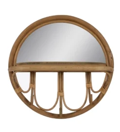 Lustro FEMKI 42 cm ratan naturalny*Zona-Design
