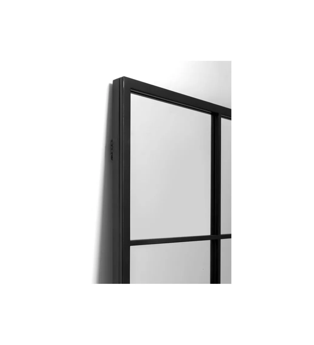 Lustro Finestra 180 cm czarne*KARE Discount