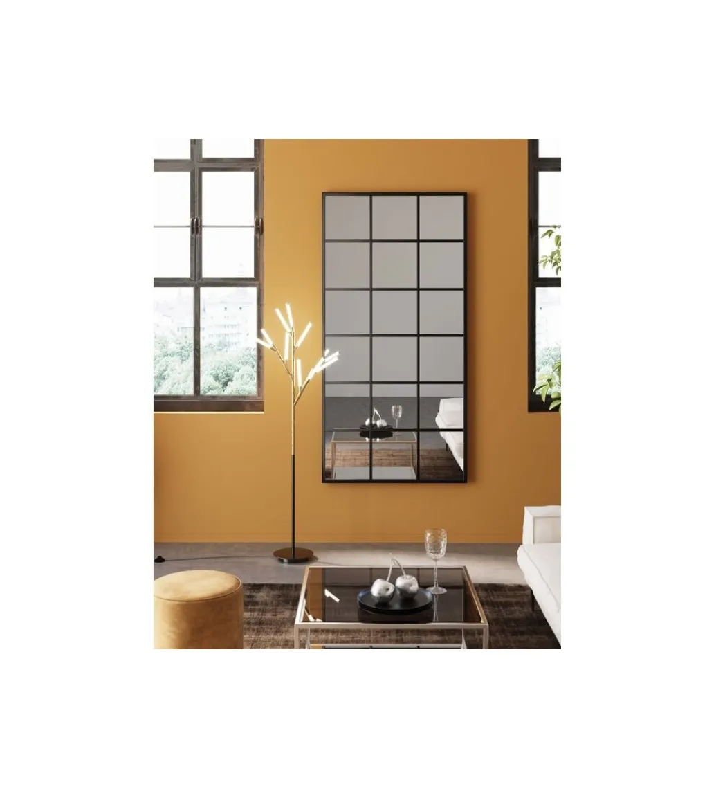 Lustro Finestra 180 cm czarne*KARE Discount