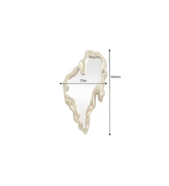 Lustro FLUIDUM 150 cm złote*Invicta Interior - przedsprzedaż Sale