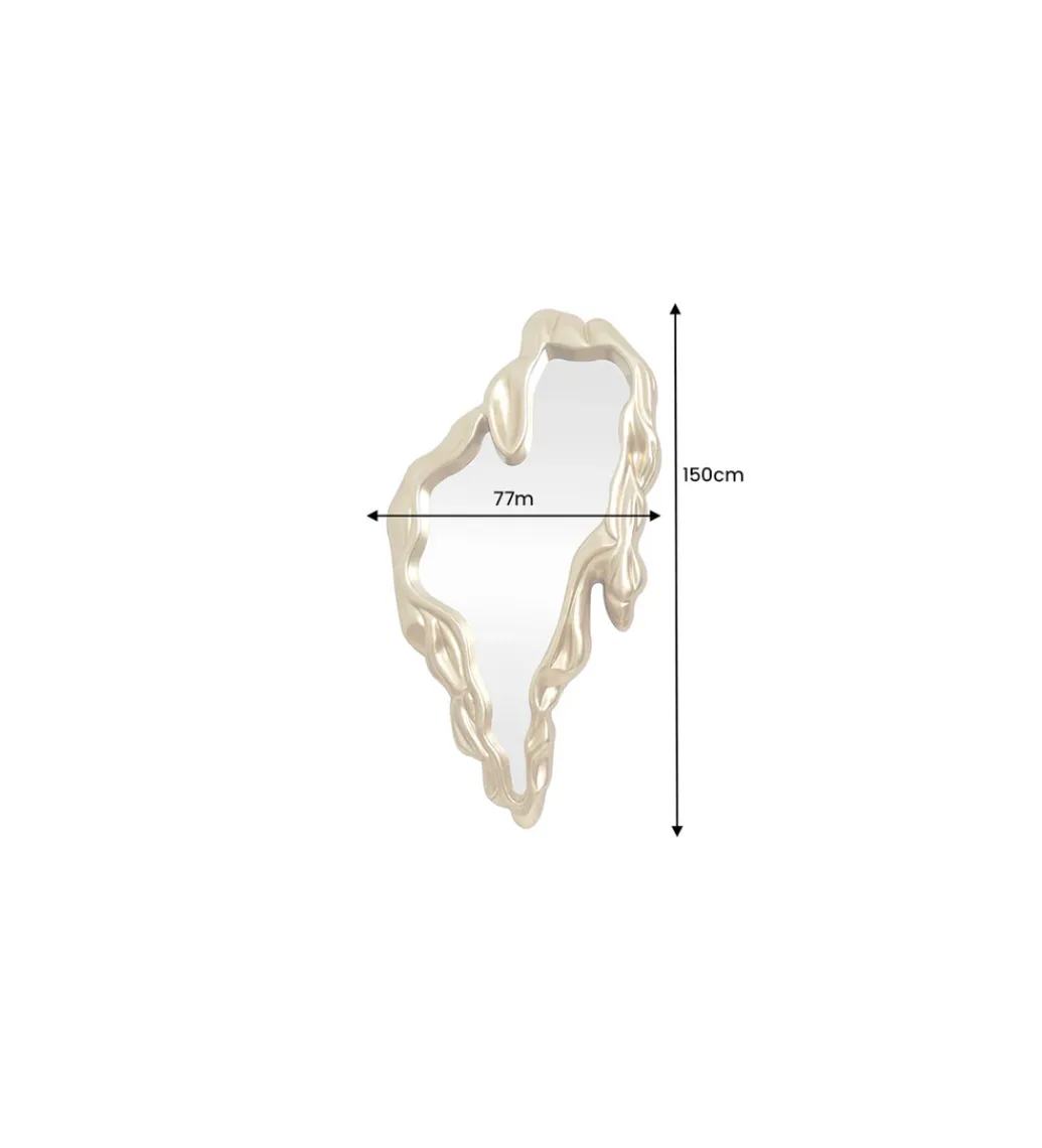 Lustro FLUIDUM 150 cm złote*Invicta Interior - przedsprzedaż Sale