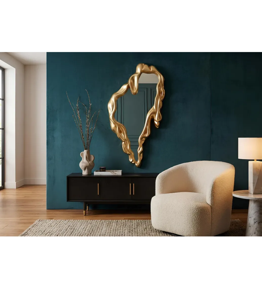 Lustro FLUIDUM 150 cm złote*Invicta Interior - przedsprzedaż Sale
