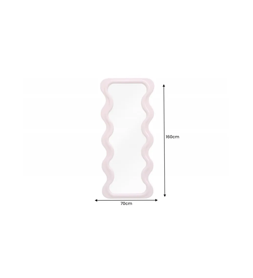 Lustro FUENTE 160 cm różowe*Invicta Interior Online