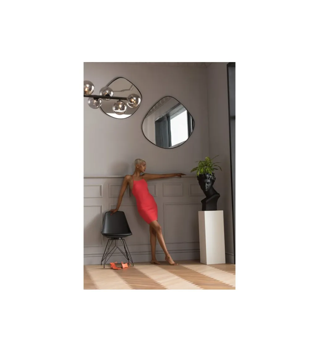 Lustro GOTEBORG 71 x 71 cm czarne*KARE Sale