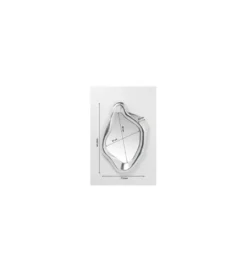Lustro Hologram 119 cm x 76 cm srebrne*KARE Online