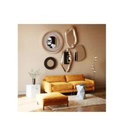 Lustro Hologram 117 cm x 68 cm srebrne*KARE Outlet