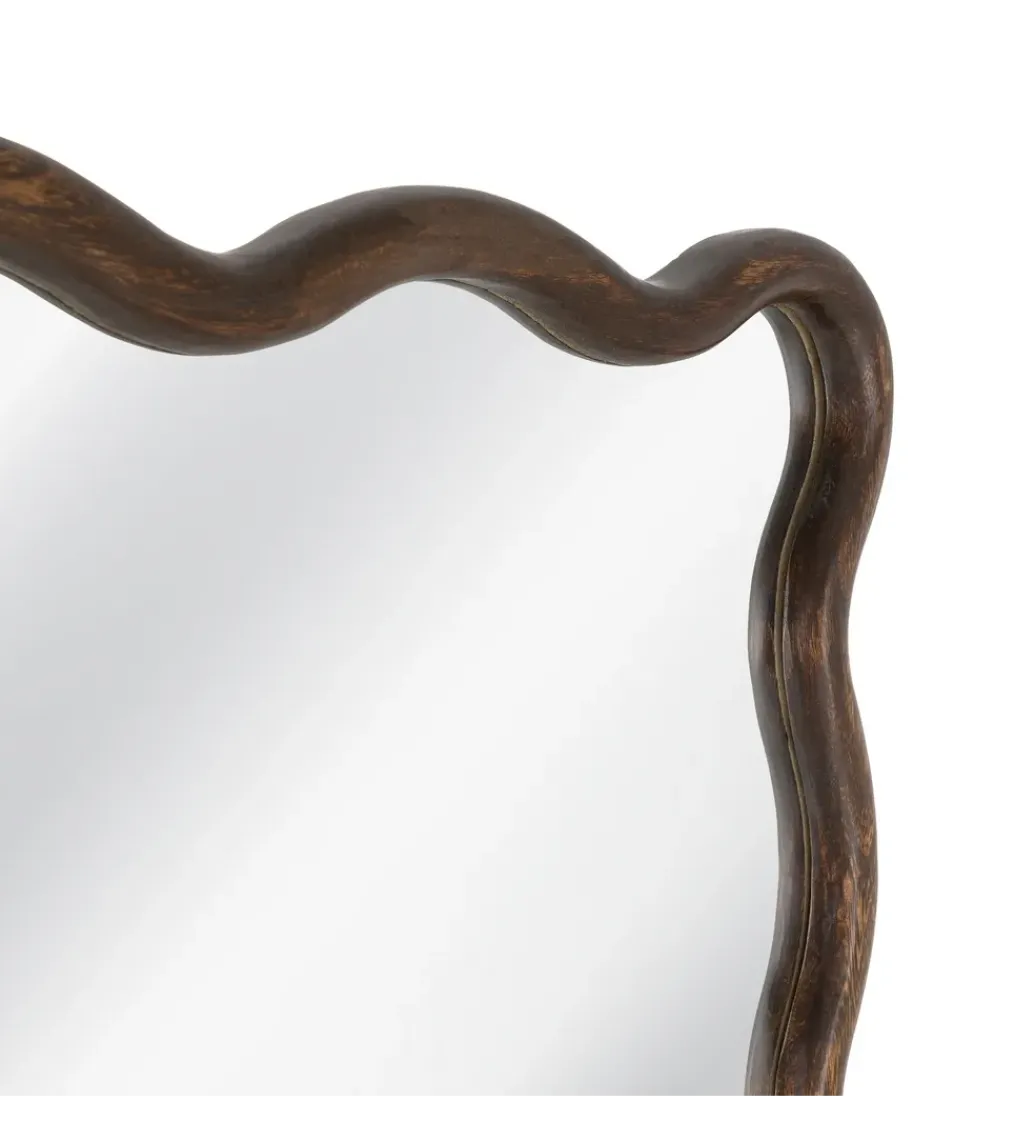 Lustro JOMANEO 180 cm drewno paulowni brązowe*Zona-Design Online