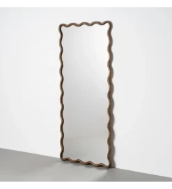 Lustro JOMANEO 180 cm drewno paulowni brązowe*Zona-Design Online