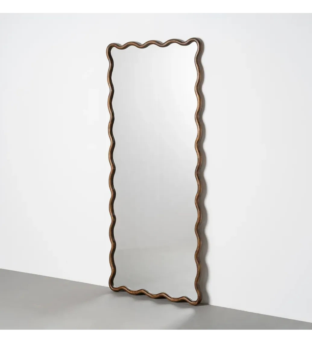 Lustro JOMANEO 180 cm drewno paulowni brązowe*Zona-Design Online