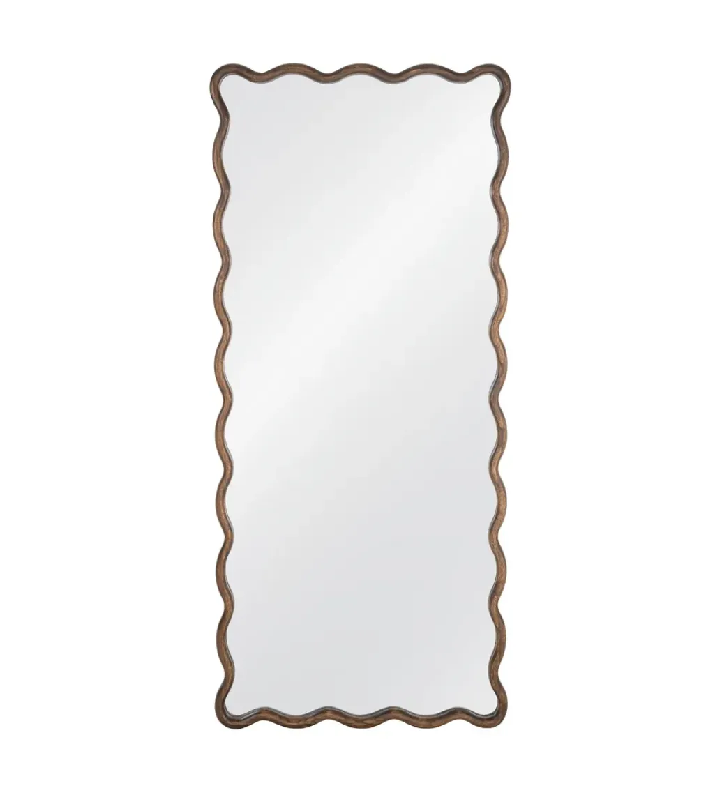 Lustro JOMANEO 180 cm drewno paulowni brązowe*Zona-Design Online