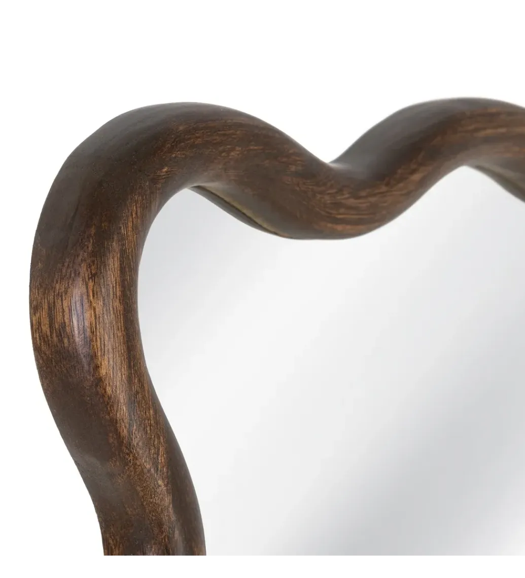 Lustro JOMANEO 180 cm drewno paulowni brązowe*Zona-Design Online