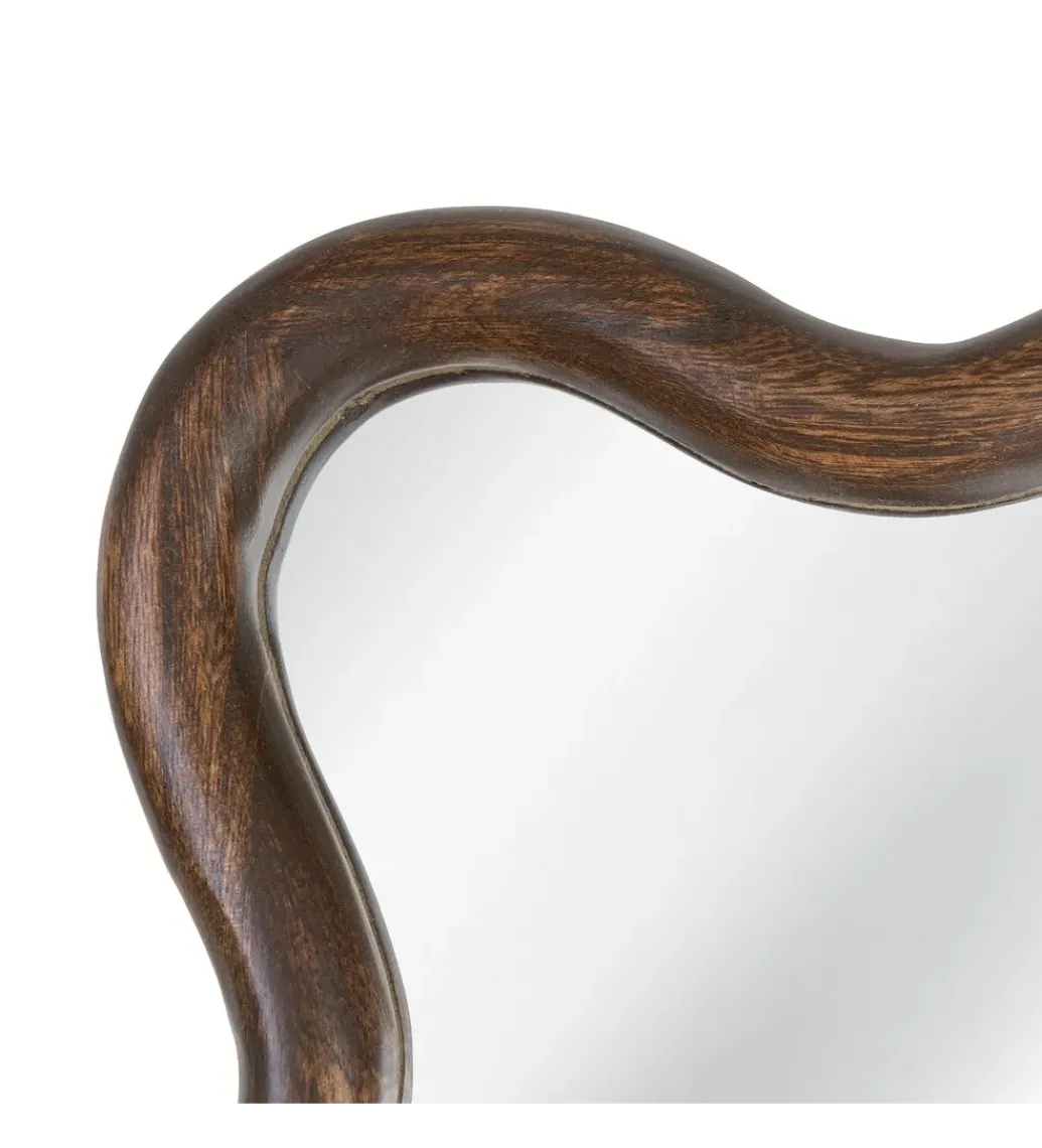 Lustro JOMANEO 180 cm drewno paulowni brązowe*Zona-Design Online