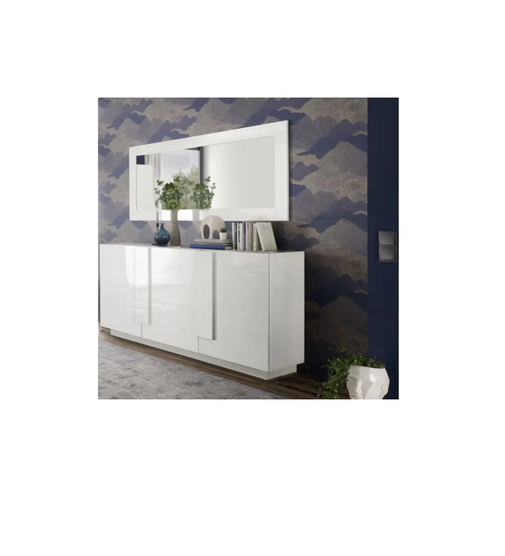 Lustro JUPITER 170 Cm białe*MCA Linia Włoska Best