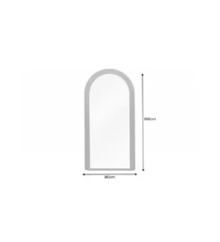 Lustro KIRAZ 160 cm czarne*Invicta Interior Hot