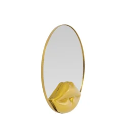 Lustro LIPS 100 cm złote*KARE Online