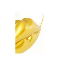 Lustro LIPS 100 cm złote*KARE Online