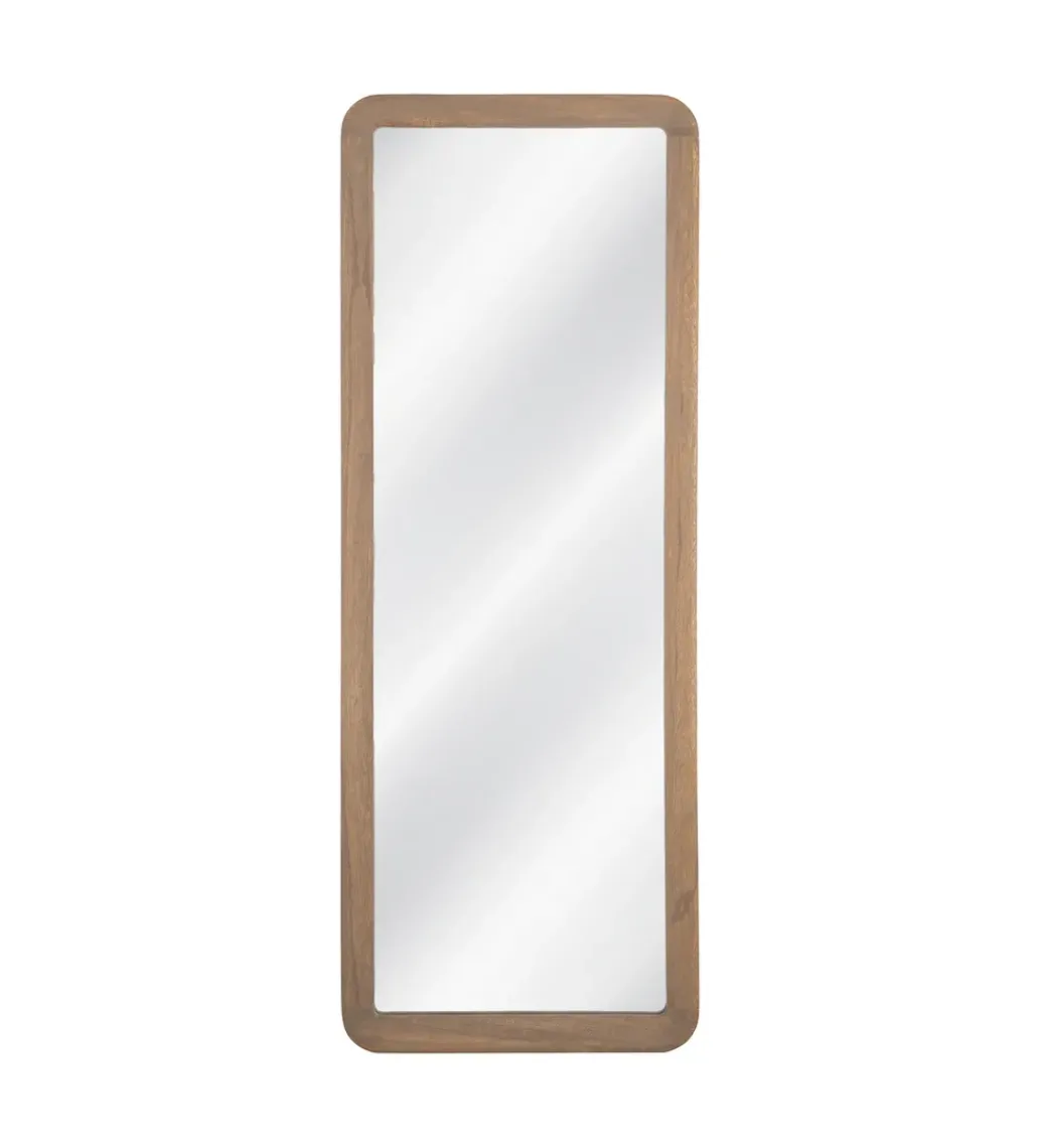 Lustro NOGALE 160 cm drewno paulowni naturalne*Zona-Design Outlet