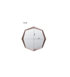 Lustro OCTAGON 120 x 120 cm kawowe*KARE Best