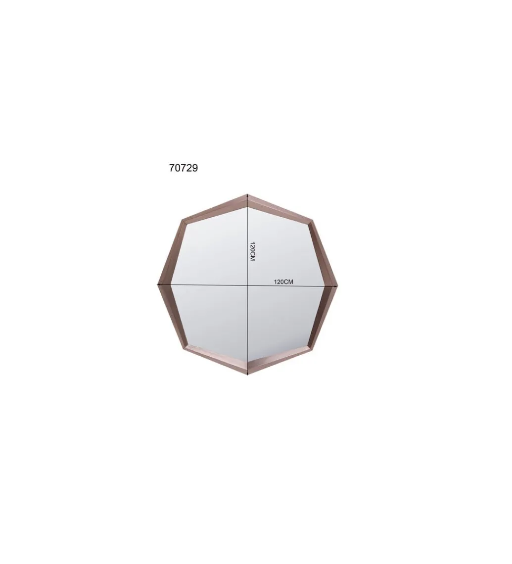 Lustro OCTAGON 120 x 120 cm kawowe*KARE Best