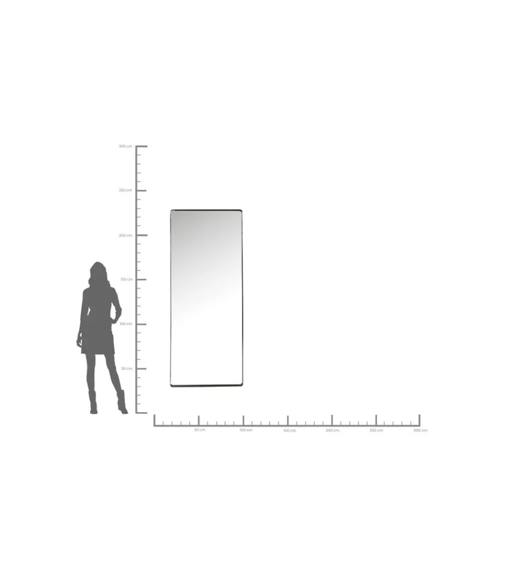 Lustro OMBRA 200 x 80 cm czarne*KARE Online