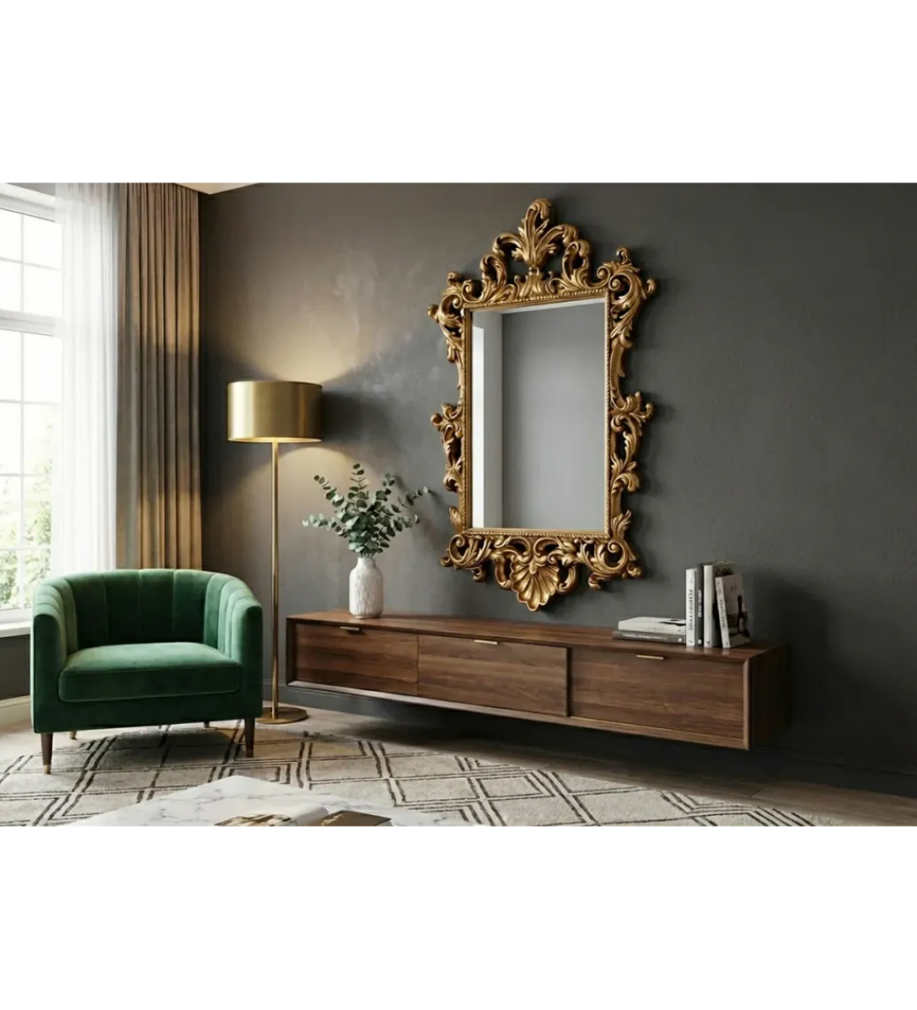 Lustro OPULENT 125 cm złote*Invicta Interior - przedsprzedaż Hot
