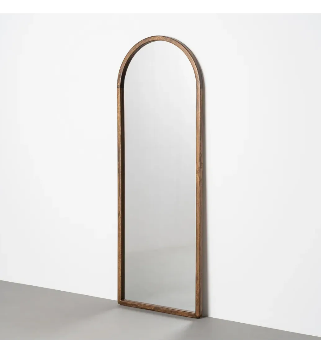 Lustro SITEMATH 160 cm drewno paulowni brązowe*Zona-Design Hot