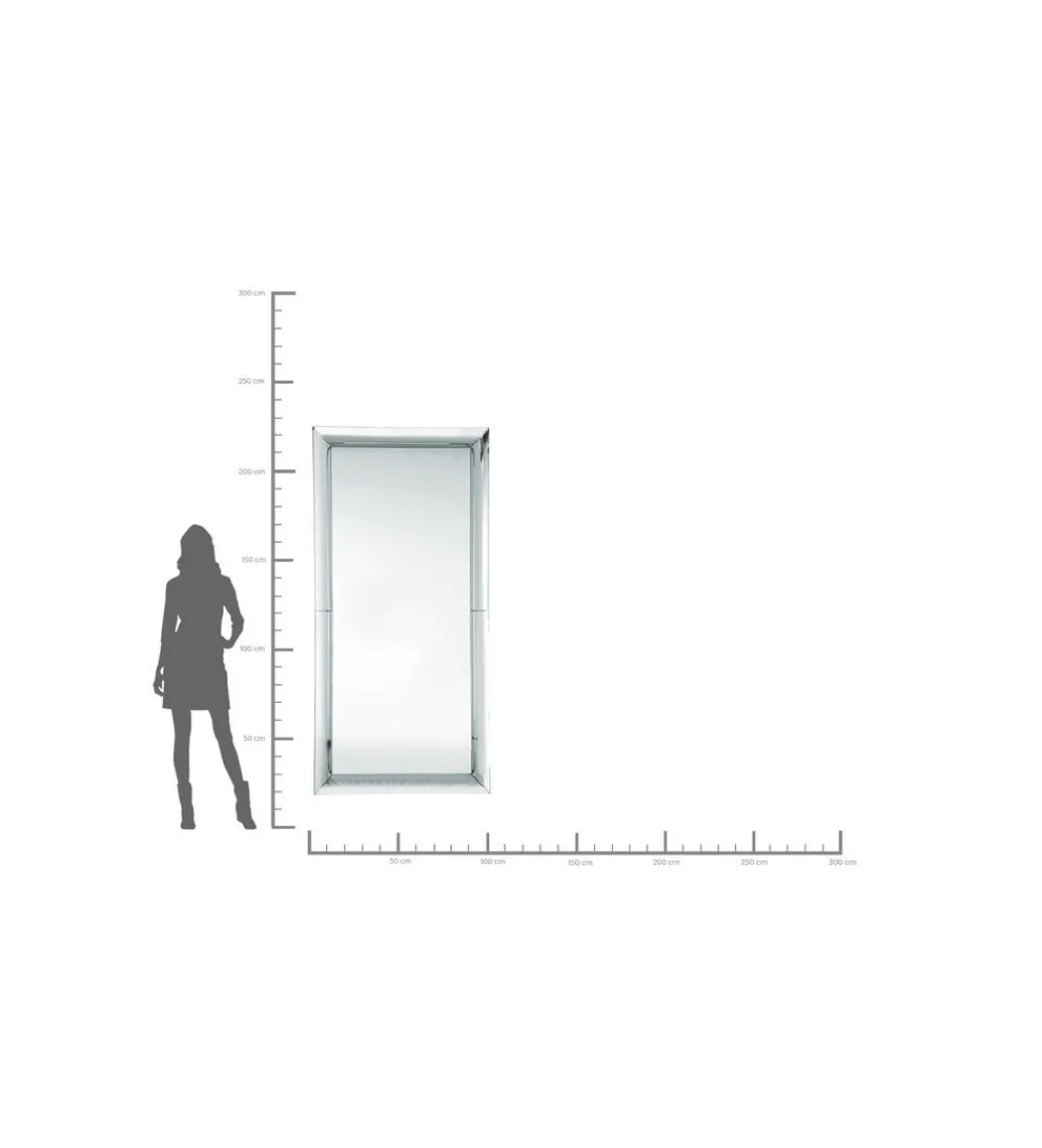 Lustro Soft Beauty 207 cm transparentny*KARE