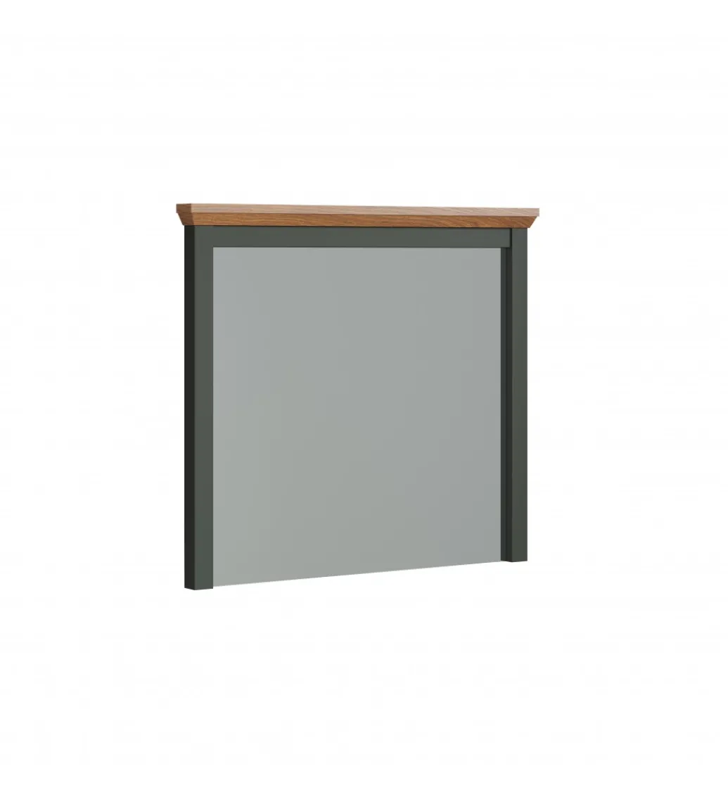 Lustro STANTON 68 cm w optyce dębu Evoke Ciemnozielony*MCA Linia Włoska Hot