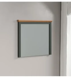 Lustro STANTON 68 cm w optyce dębu Evoke Ciemnozielony*MCA Linia Włoska Hot