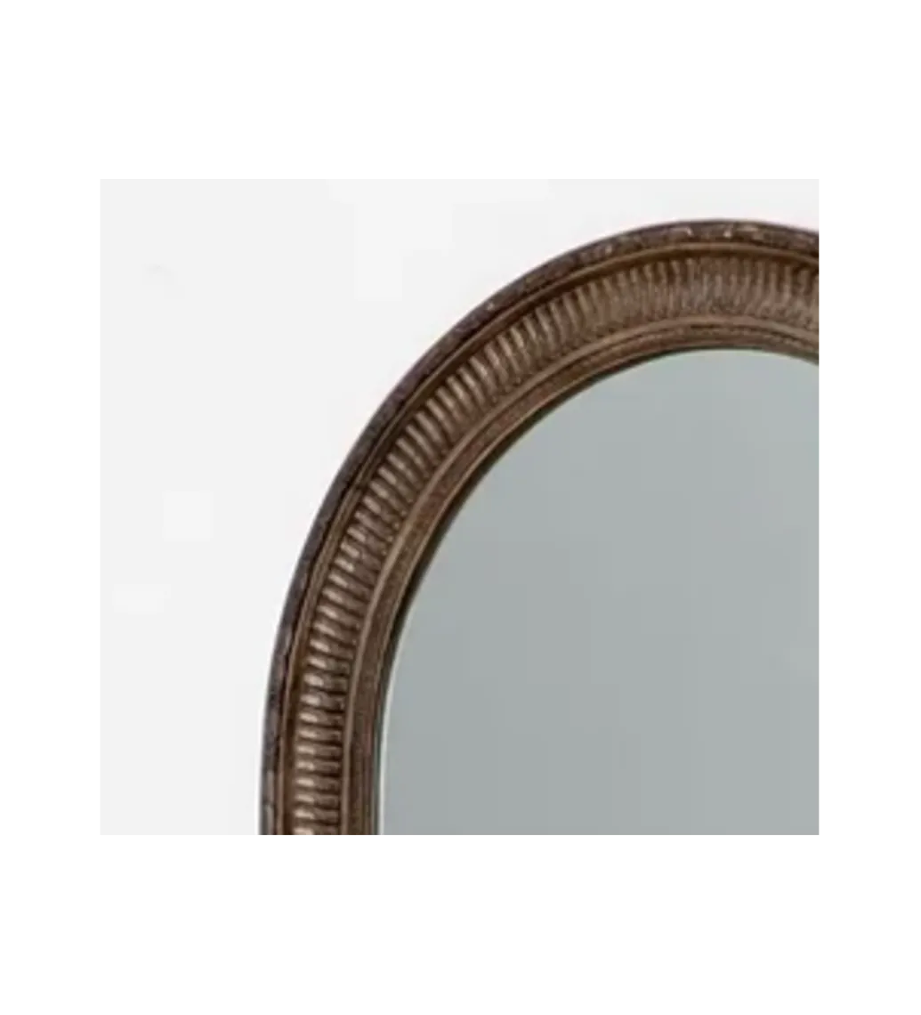 Lustro stojące IRODA 176 cm drewno paulowni brązowe*Zona-Design Outlet