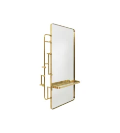 Lustro wieszak TRISTAN 150 x 76 cm złote*KDesign Sale