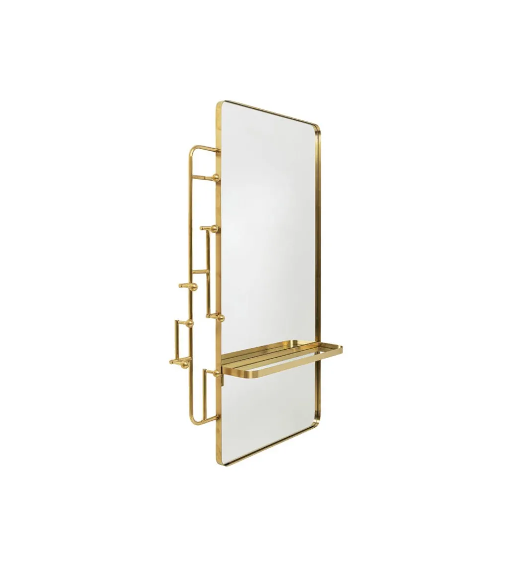 Lustro wieszak TRISTAN 150 x 76 cm złote*KDesign Sale