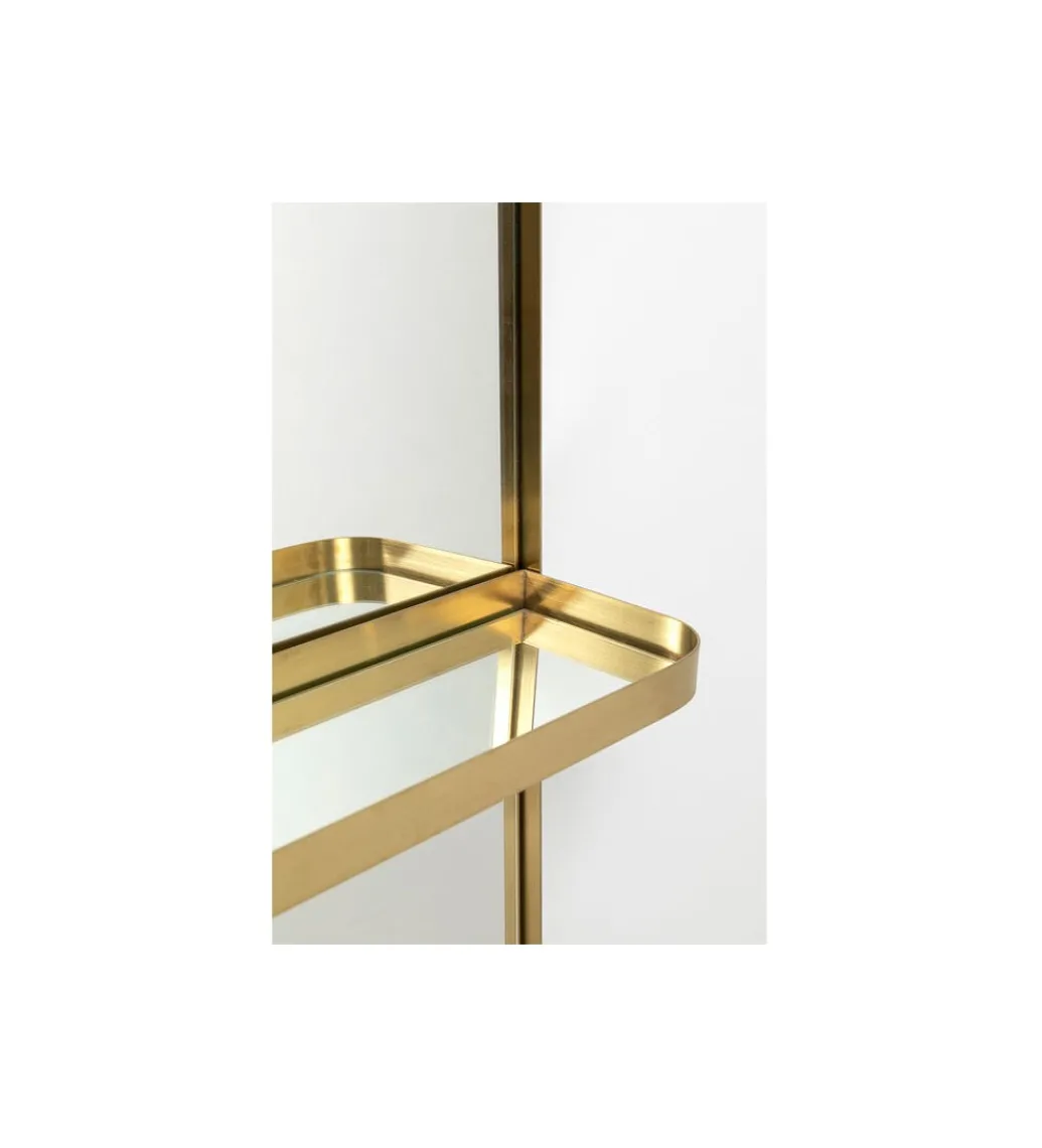 Lustro wieszak TRISTAN 150 x 76 cm złote*KDesign Sale