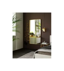 Lustro wieszak TRISTAN 150 x 76 cm złote*KDesign Sale