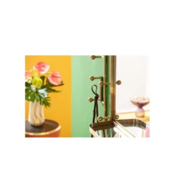 Lustro wieszak TRISTAN 150 x 76 cm złote*KDesign Sale