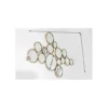 Lustro wiszące BUBBLES 138 x 93 cm złote*KARE Online
