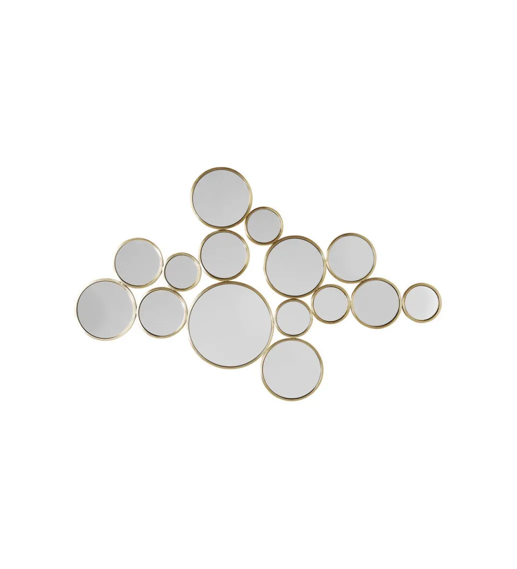 Lustro wiszące BUBBLES 138 x 93 cm złote*KARE Online